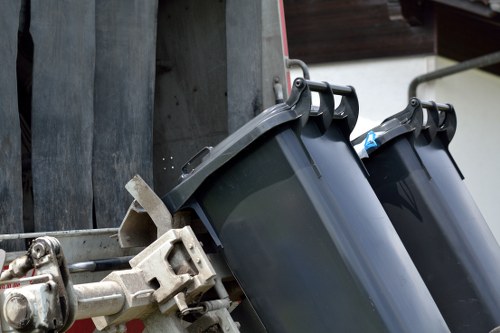 Various types of business waste materials