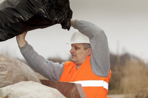 Construction debris removal in Hayes